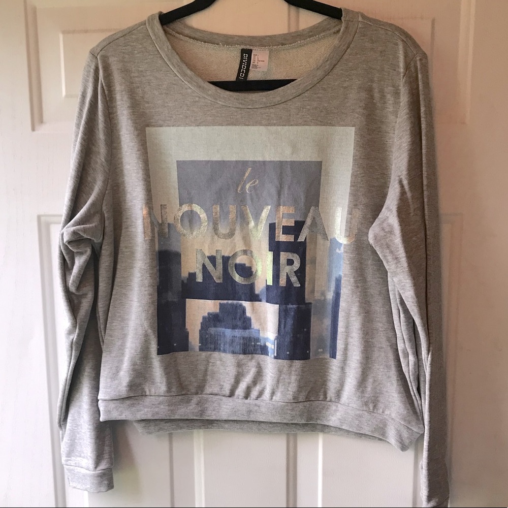 H&M Divided graphic crewneck sweatshirt - size L